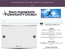 Tablet Screenshot of peace-mennonite.org